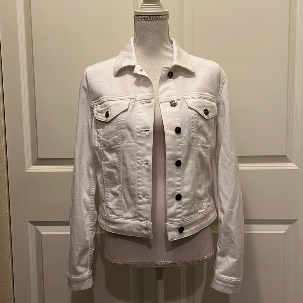 Dondup White Denim Jean Jacket